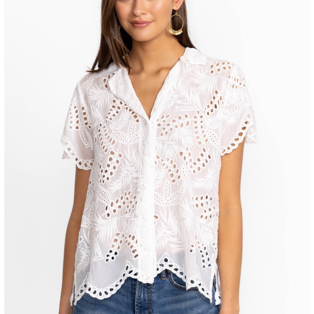 Johnny Was Cleo Cooper Button Up - Size L